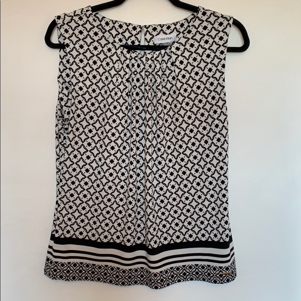 Calvin Klein Sleeveless Blouse L